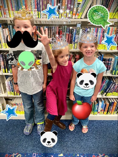 These three children completed our 1,000 Books Before Kindergarten Program